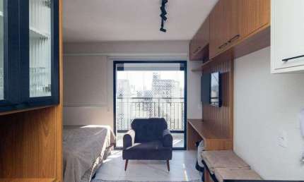 Kitnet / Stúdio para Aluguel - Santa Cecília, 1 Quarto,  27 m² - São Paulo