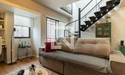 Cobertura para Aluguel - Moema, 1 Quarto,  75 m² - São Paulo