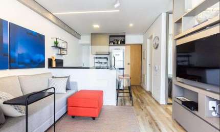 Kitnet / Stúdio para Aluguel - Vila Olímpia, 1 Quarto,  50 m² - São Paulo