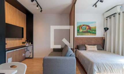 Kitnet / Stúdio para Aluguel - Cidade Jardim, 1 Quarto,  28 m² - São Paulo