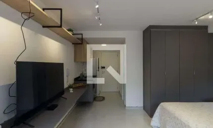 Kitnet / Stúdio para Aluguel - Santa Cecília, 1 Quarto,  27 m² - São Paulo