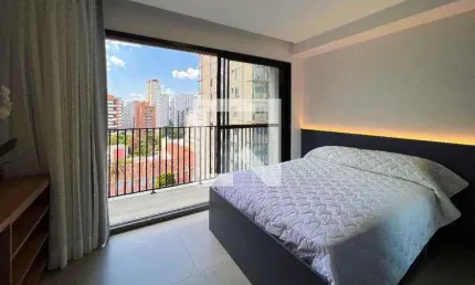 Kitnet / Stúdio para Aluguel - Moema, 1 Quarto,  25 m² - São Paulo