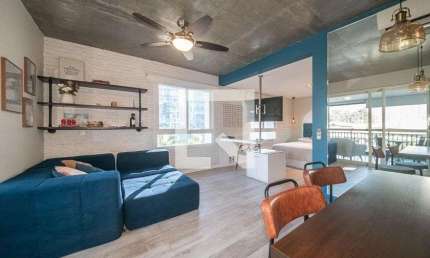 Apartamento para aluguel - brooklin, 1 quarto,  64 m² - são paulo