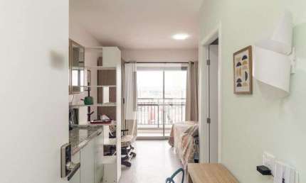 Kitnet / Stúdio para Aluguel - Santa Cecília, 1 Quarto,  21 m² - São Paulo