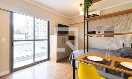 Kitnet / Stúdio para Aluguel - Moema, 1 Quarto,  27 m² - São Paulo