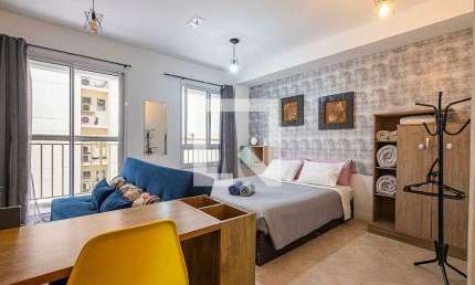 Kitnet / Stúdio para Aluguel - Pinheiros, 1 Quarto,  25 m² - São Paulo