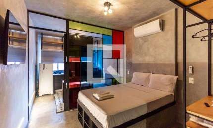 Kitnet / Stúdio para Aluguel - Santa Cecília, 1 Quarto,  29 m² - São Paulo