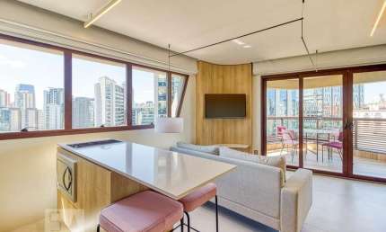 Kitnet / Stúdio para Aluguel - Vila Olímpia, 1 Quarto,  46 m² - São Paulo