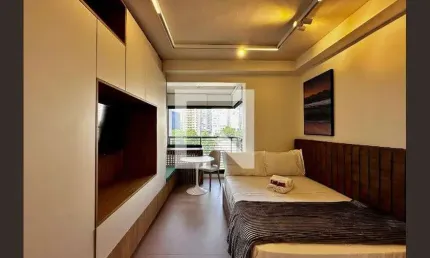 Kitnet / stúdio para aluguel - chácara santo antonio, 1 quarto,  26 m² - são paulo