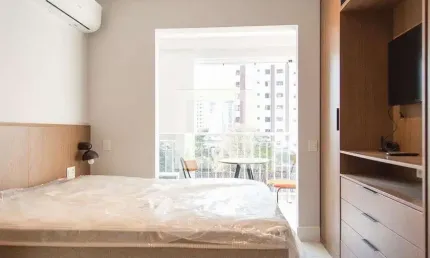 Apartamento para aluguel - tatuapé, 1 quarto,  24 m² - são paulo