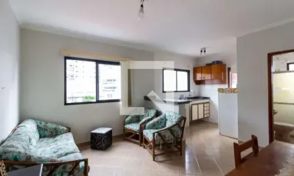 Apartamento para Aluguel - Vila Assunção, 1 Quarto,  45 m² - Praia Grande