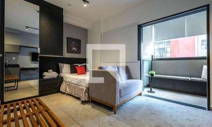 Kitnet / Stúdio para Aluguel - Pinheiros, 1 Quarto,  32 m² - São Paulo