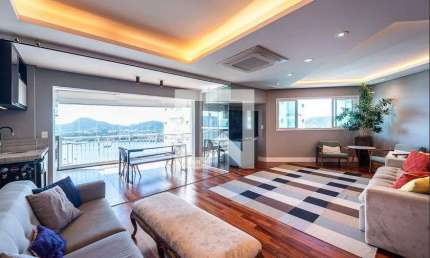 Apartamento para Aluguel - Ponta da Praia, 3 Quartos,  199 m² - Santos
