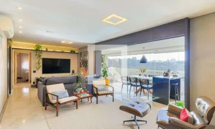 Apartamento para Aluguel - Chácara Santo Antonio, 3 Quartos,  135 m² - São Paulo