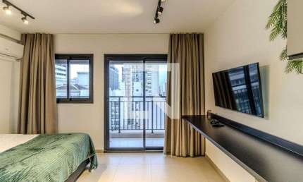 Kitnet / Stúdio para Aluguel - Santa Cecília, 1 Quarto,  30 m² - São Paulo