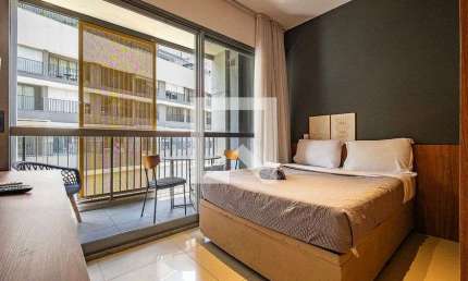 Kitnet / Stúdio para Aluguel - Vila Madalena, 1 Quarto,  28 m² - São Paulo