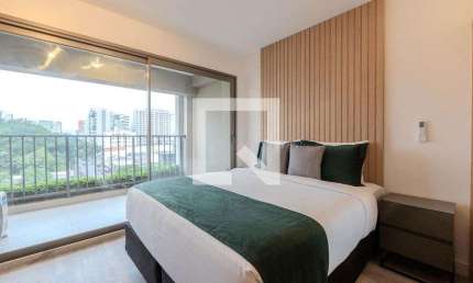 Kitnet / Stúdio para Aluguel - Moema, 1 Quarto,  24 m² - São Paulo
