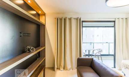 Kitnet / Stúdio para Aluguel - Brooklin, 1 Quarto,  37 m² - São Paulo