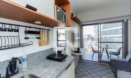 Kitnet / Stúdio para Aluguel - Vila Olímpia, 1 Quarto,  27 m² - São Paulo