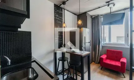 Kitnet / Stúdio para Aluguel - Consolação, 1 Quarto,  17 m² - São Paulo