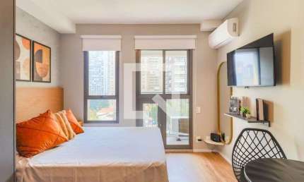 Kitnet / Stúdio para Aluguel - Brooklin, 1 Quarto,  24 m² - São Paulo