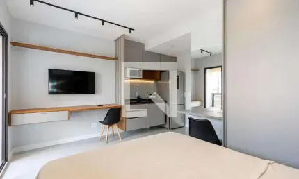 Kitnet / Stúdio para Aluguel - Chácara Santo Antonio, 1 Quarto,  27 m² - São Paulo