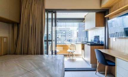 Kitnet / Stúdio para Aluguel - Jardim Paulista, 1 Quarto,  23 m² - São Paulo