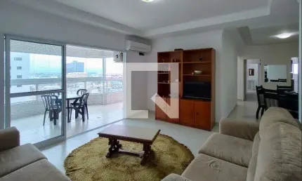 Apartamento para Aluguel - Guilhermina, 3 Quartos,  145 m² - Praia Grande