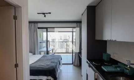 Kitnet / Stúdio para Aluguel - Consolação, 1 Quarto,  20 m² - São Paulo