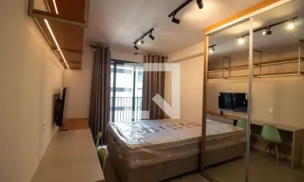 Kitnet / Stúdio para Aluguel - Brooklin, 1 Quarto,  23 m² - São Paulo