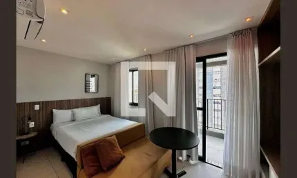 Kitnet / stúdio para aluguel - brooklin, 1 quarto,  26 m² - são paulo
