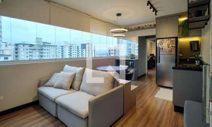 Apartamento para Aluguel - Guilhermina, 1 Quarto,  54 m² - Praia Grande