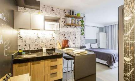 Kitnet / Stúdio para Aluguel - Moema, 1 Quarto,  28 m² - São Paulo