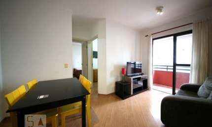 Kitnet / Stúdio para Aluguel - Brooklin, 2 Quartos,  44 m² - São Paulo