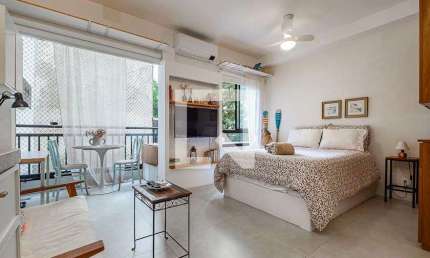Kitnet / Stúdio para Aluguel - Pinheiros, 1 Quarto,  27 m² - São Paulo