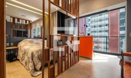 Kitnet / Stúdio para Aluguel - Pinheiros, 1 Quarto,  34 m² - São Paulo