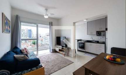 Apartamento para Aluguel - Embaré, 1 Quarto,  52 m² - Santos