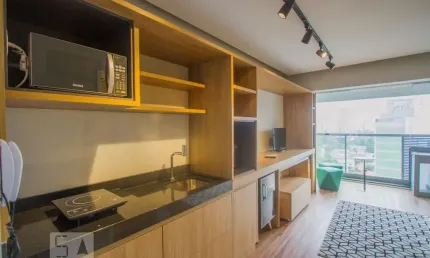 Kitnet / Stúdio para Aluguel - Brooklin, 1 Quarto,  29 m² - São Paulo