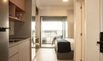 Kitnet / Stúdio para Aluguel - Moema, 1 Quarto,  27 m² - São Paulo