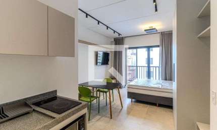 Kitnet / Stúdio para Aluguel - Santa Cecília, 1 Quarto,  30 m² - São Paulo