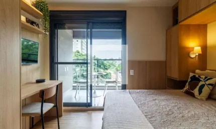 Kitnet / stúdio para aluguel - pinheiros, 1 quarto,  27 m² - são paulo
