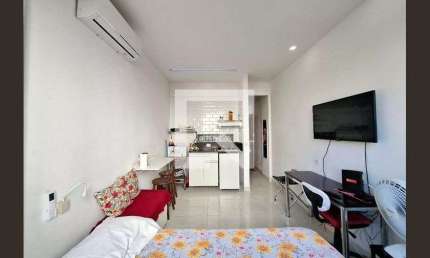 Kitnet / Stúdio para Aluguel - Botafogo, 1 Quarto,  18 m² - Rio de Janeiro