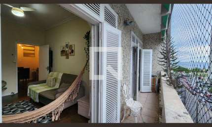 Apartamento para Aluguel - Boqueirão, 1 Quarto,  90 m² - Santos
