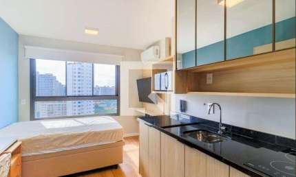 Kitnet / Stúdio para Aluguel - Campo Belo, 1 Quarto,  19 m² - São Paulo