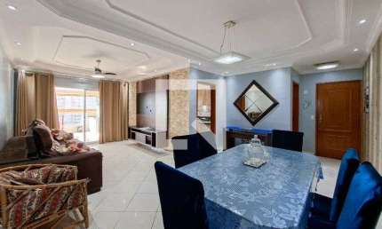 Apartamento para Aluguel - Aviação, 3 Quartos,  133 m² - Praia Grande