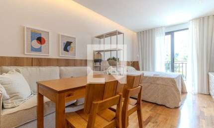 Kitnet / Stúdio para Aluguel - Higienópolis, 1 Quarto,  34 m² - São Paulo