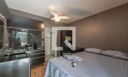 Kitnet / stúdio para aluguel - brooklin, 1 quarto,  70 m² - são paulo