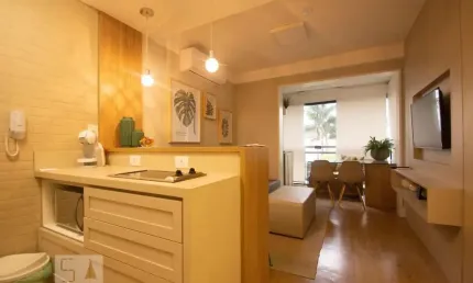 Apartamento para aluguel - brooklin, 1 quarto,  36 m² - são paulo