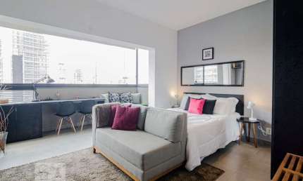 Kitnet / Stúdio para Aluguel - Pinheiros, 1 Quarto,  33 m² - São Paulo