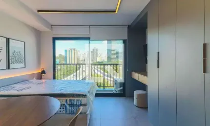 Kitnet / stúdio para aluguel - pinheiros, 1 quarto,  24 m² - são paulo